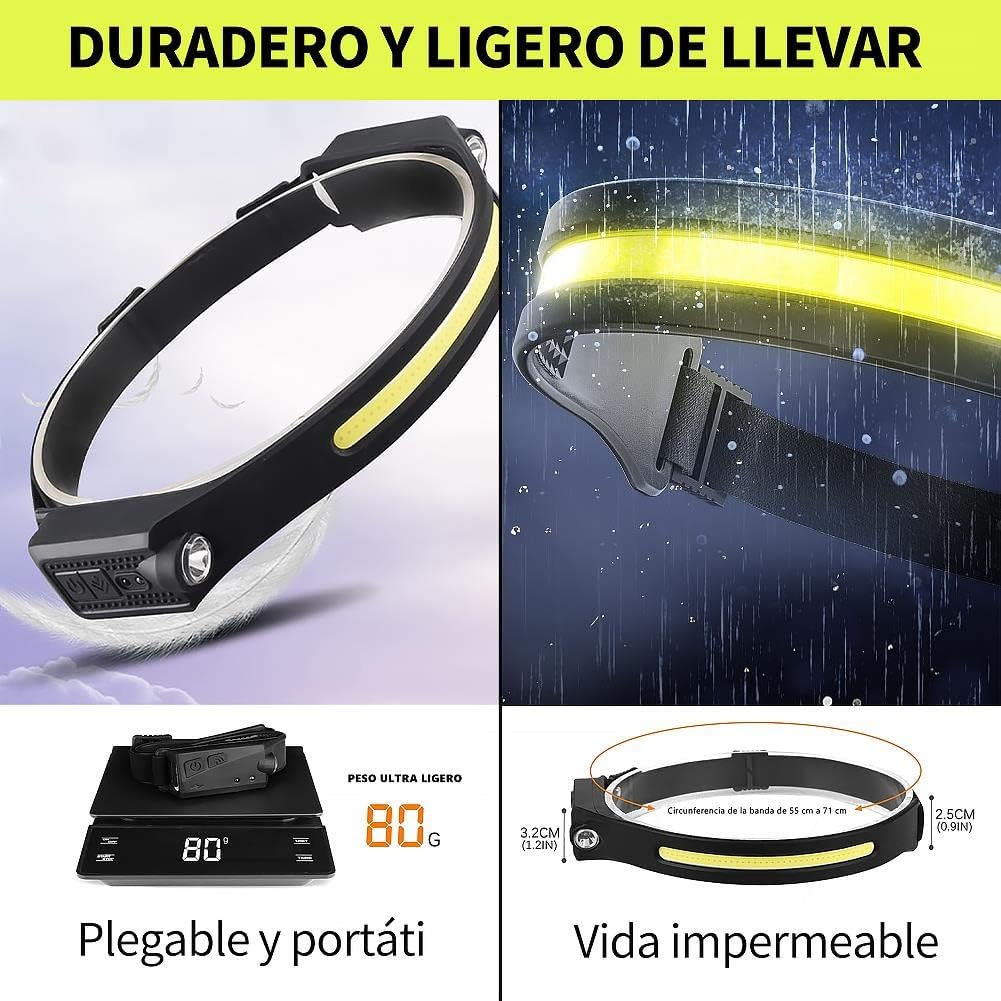 Lampara de Cabeza de Inducción