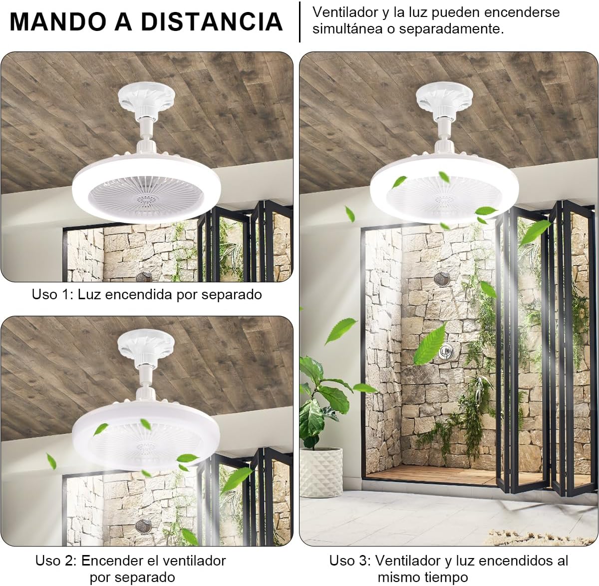 Foco Ventilador 360°