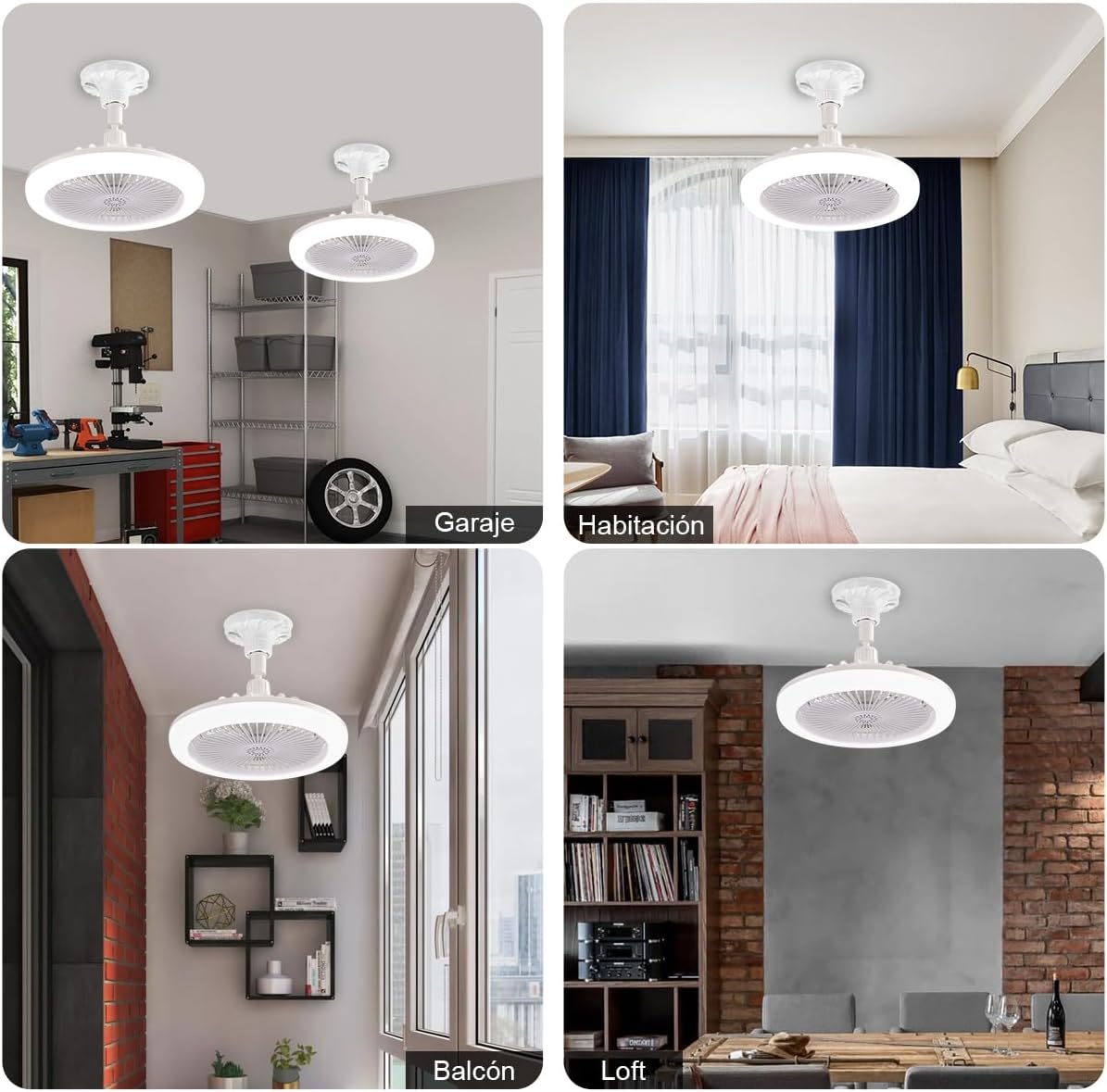 Foco Ventilador 360°