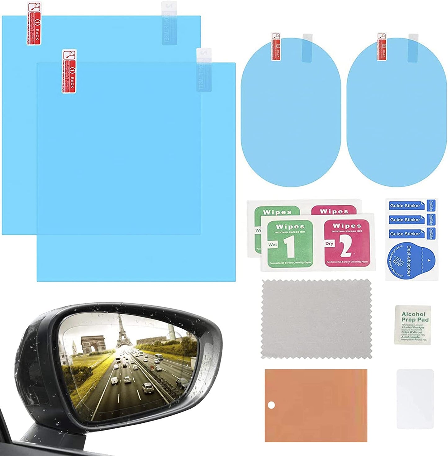 Sticker Impermeabilizante para retrovisores o ventanas