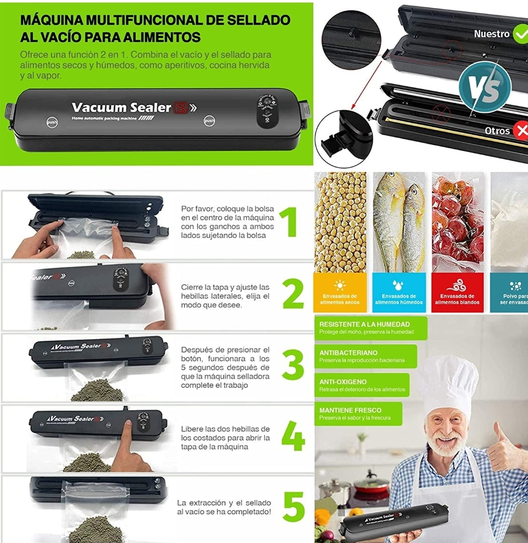 Maquina selladora al vacío