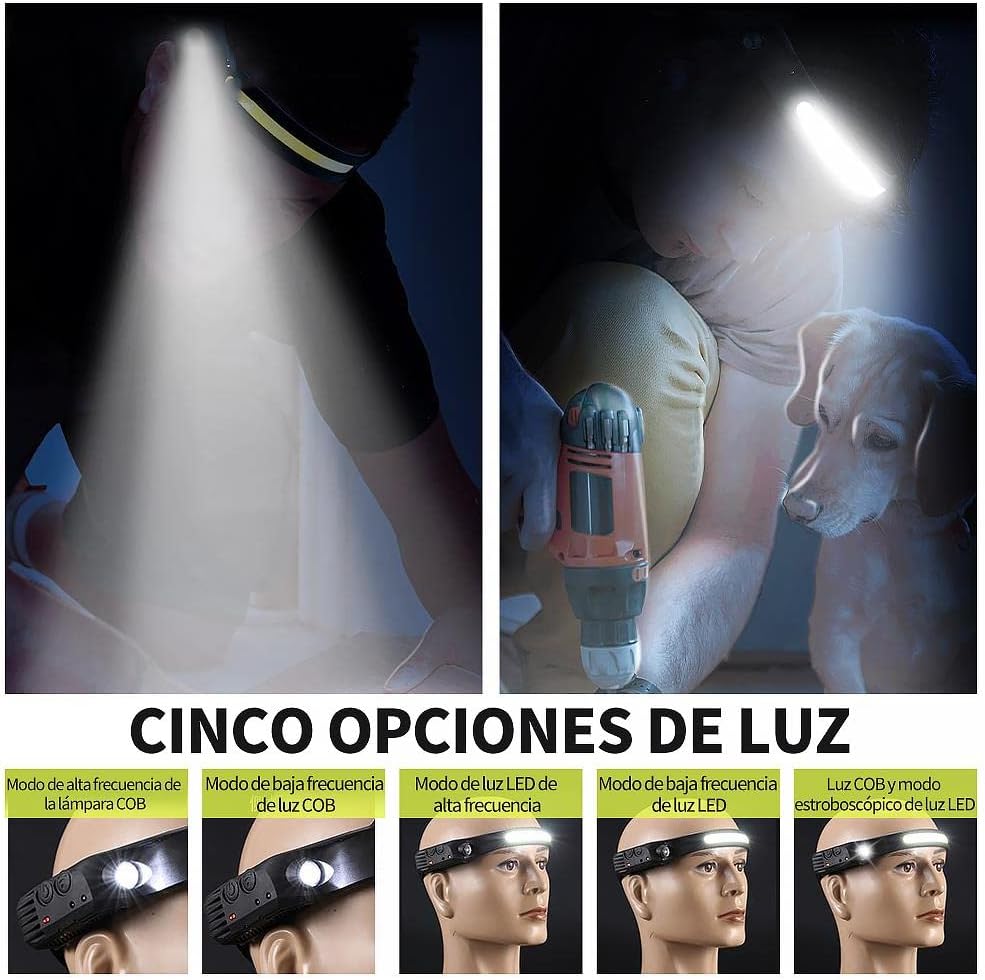 Lampara de Cabeza de Inducción