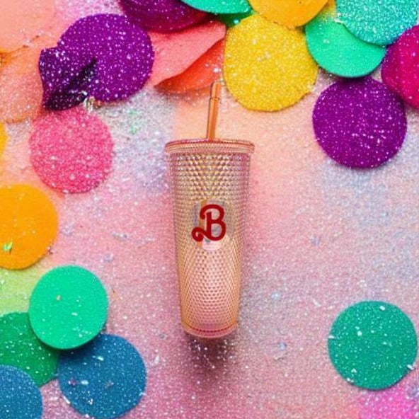 Vaso Personalizador Barbie 24oz