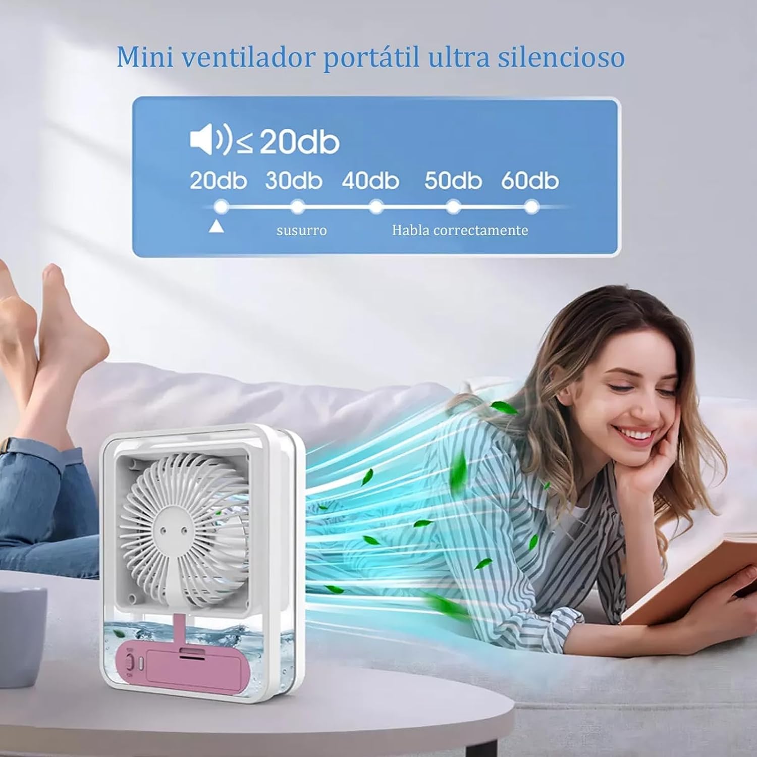 Mini Ventilador 3 en 1 💨