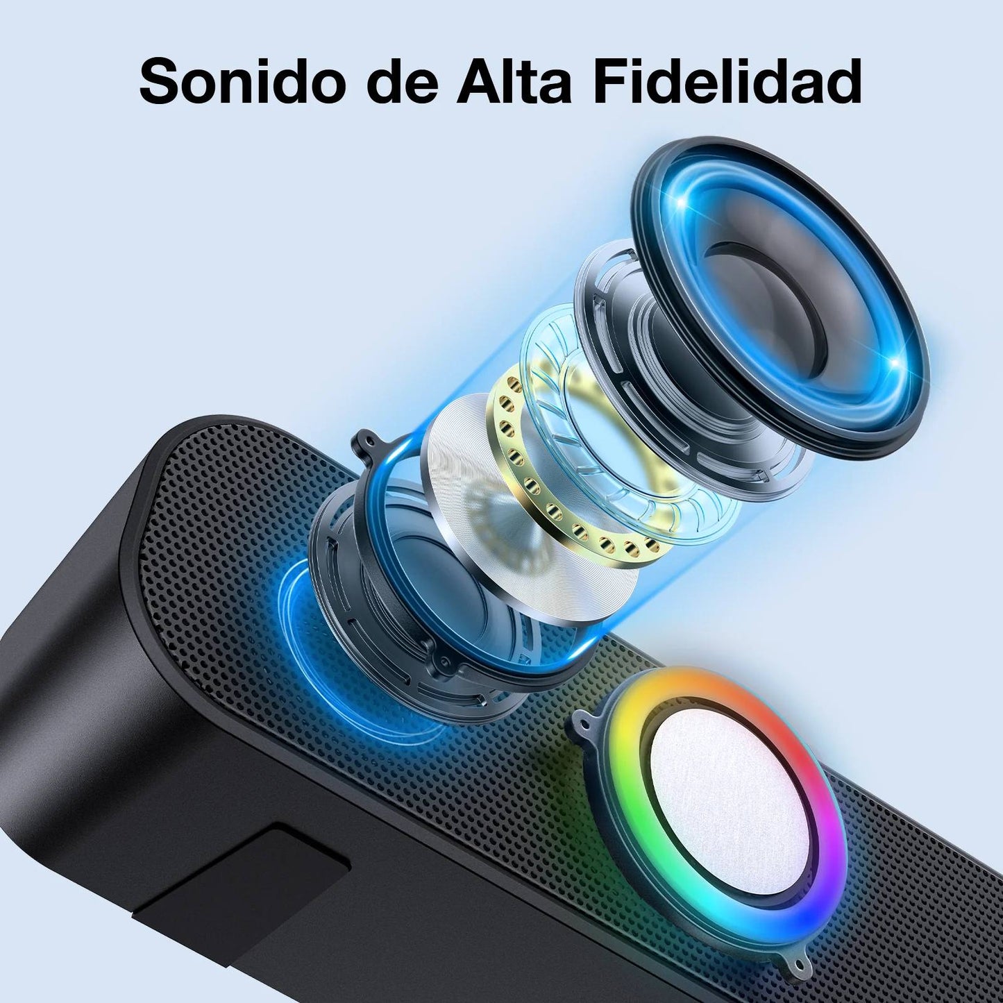 Bocina Bluetooth 5.0 1Hora