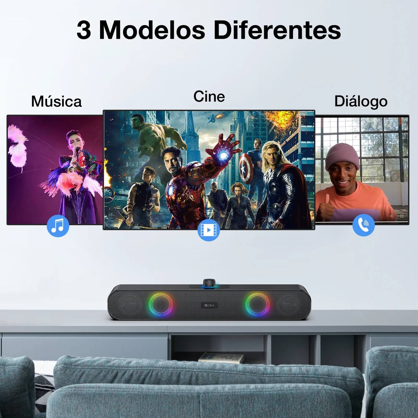 Bocina Bluetooth 5.0 1Hora