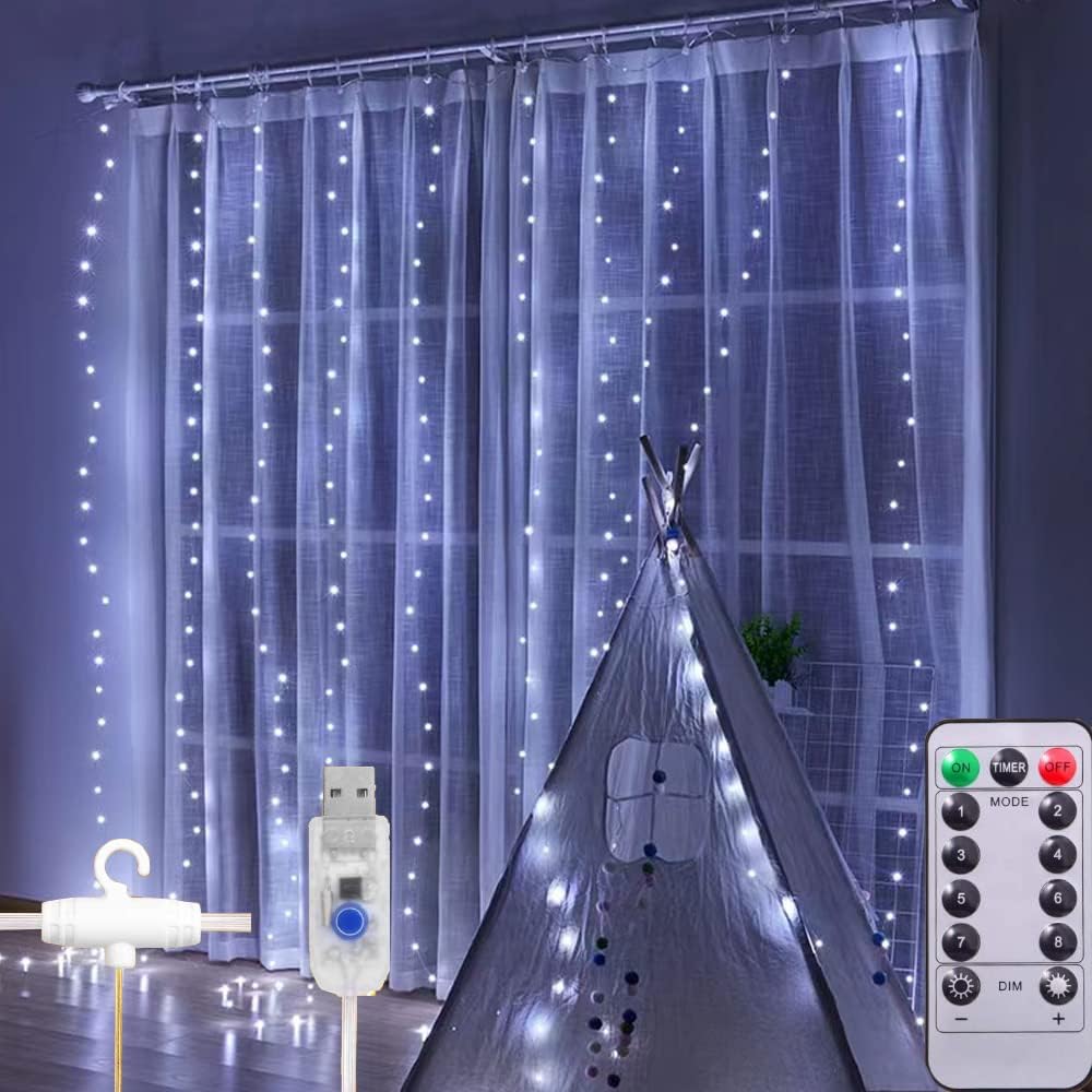 CORTINA DE LUZ LED 3X3MTS