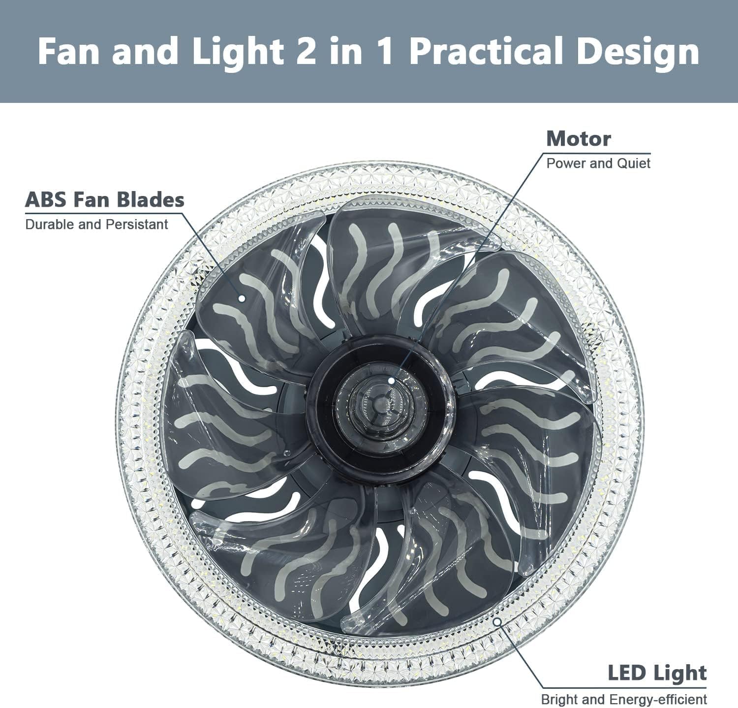 Foco Ventilador 10" (Sin Control)