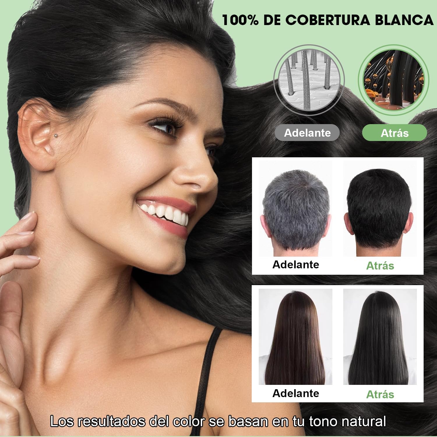 Shampoo Natural con Tinte