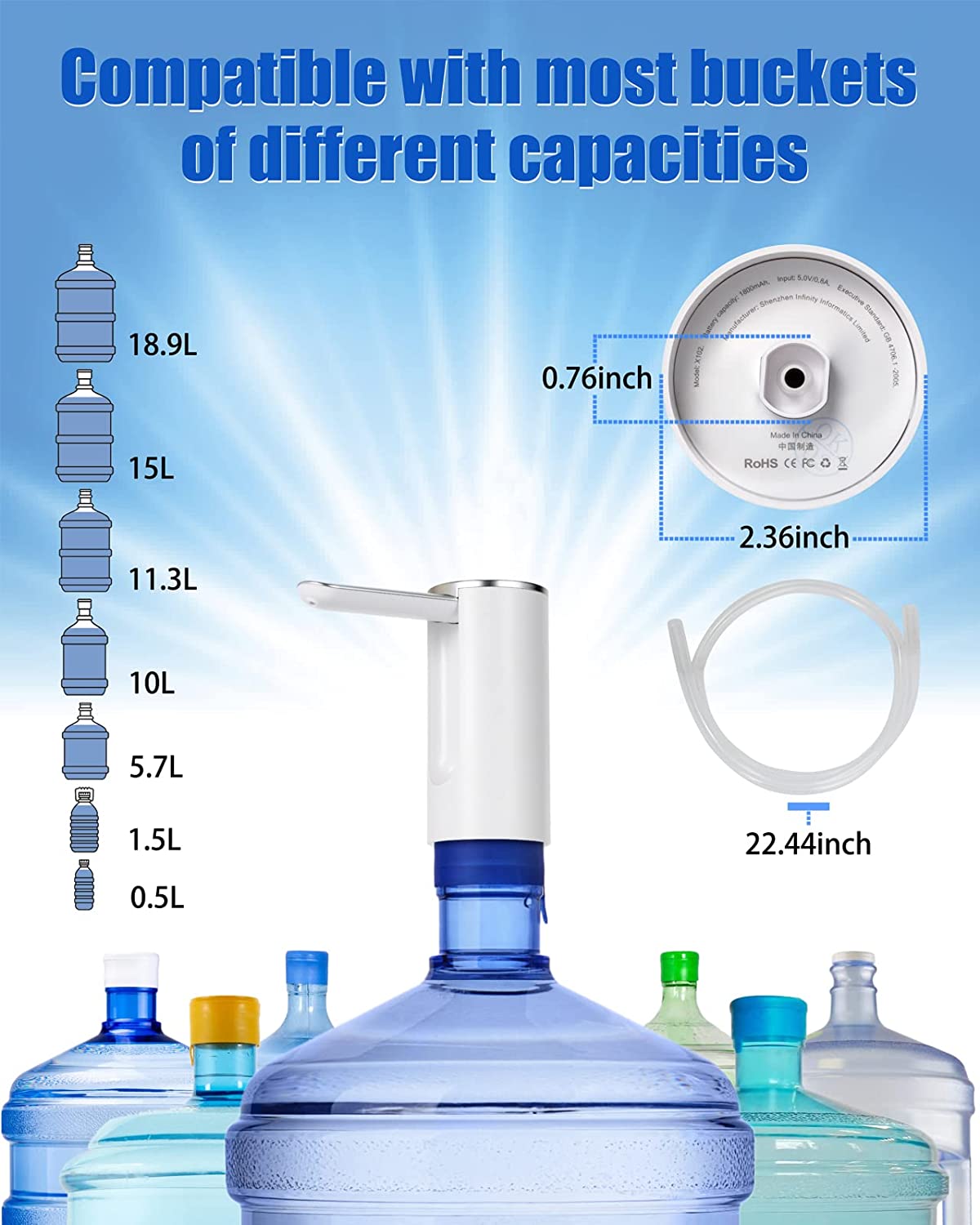 Dispensador de Agua Plegable