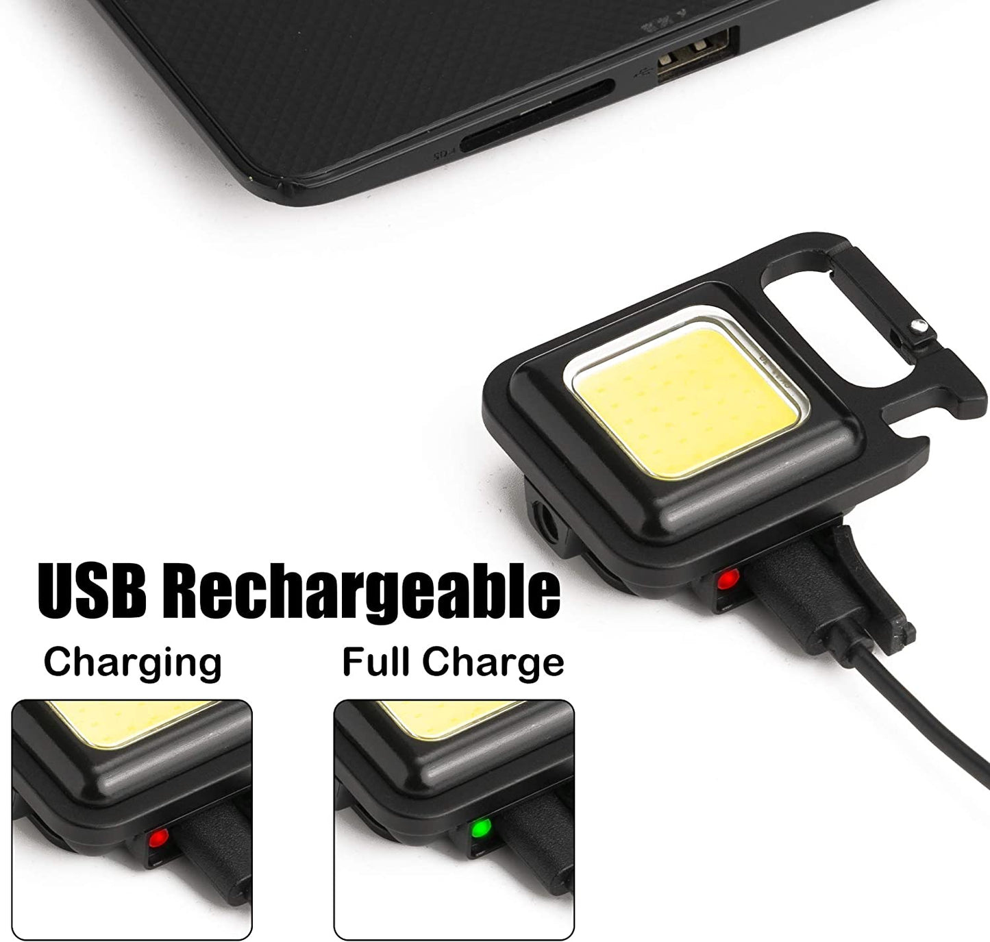 Llavero Luz LED Recargable