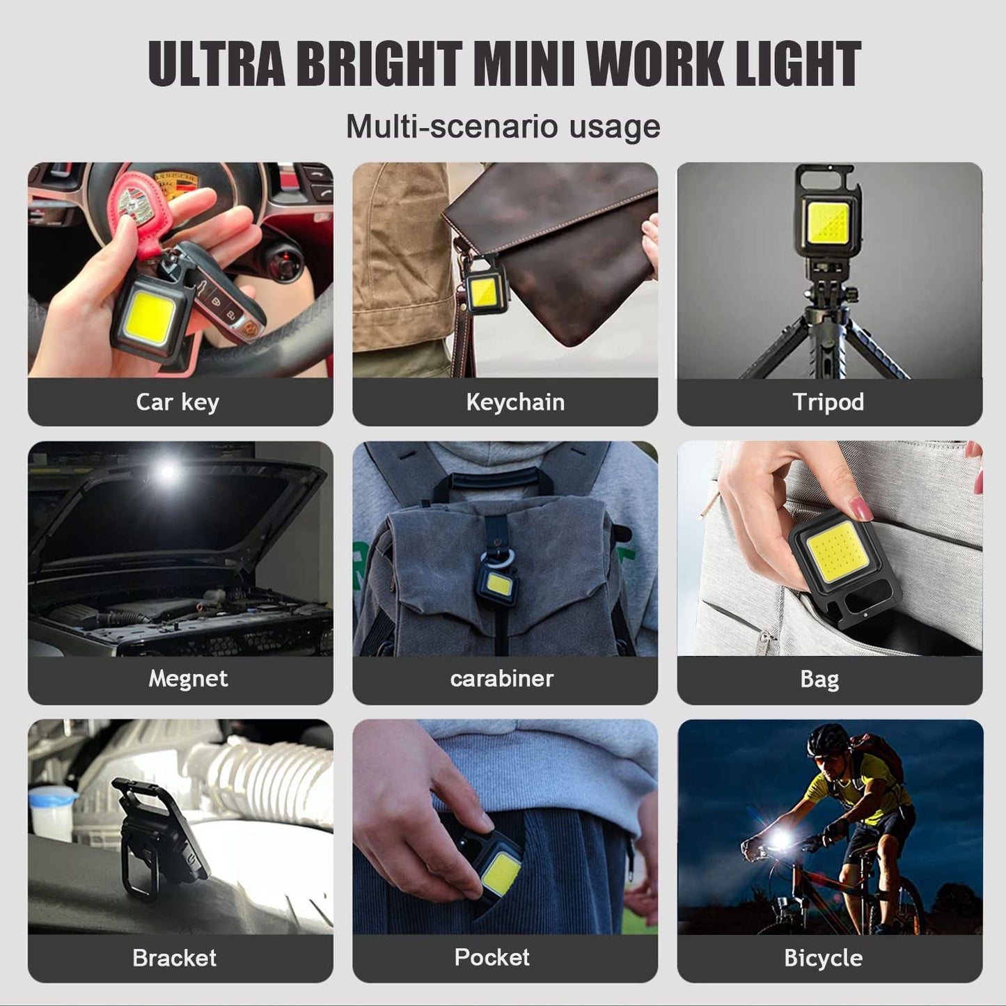 Llavero Luz LED Recargable
