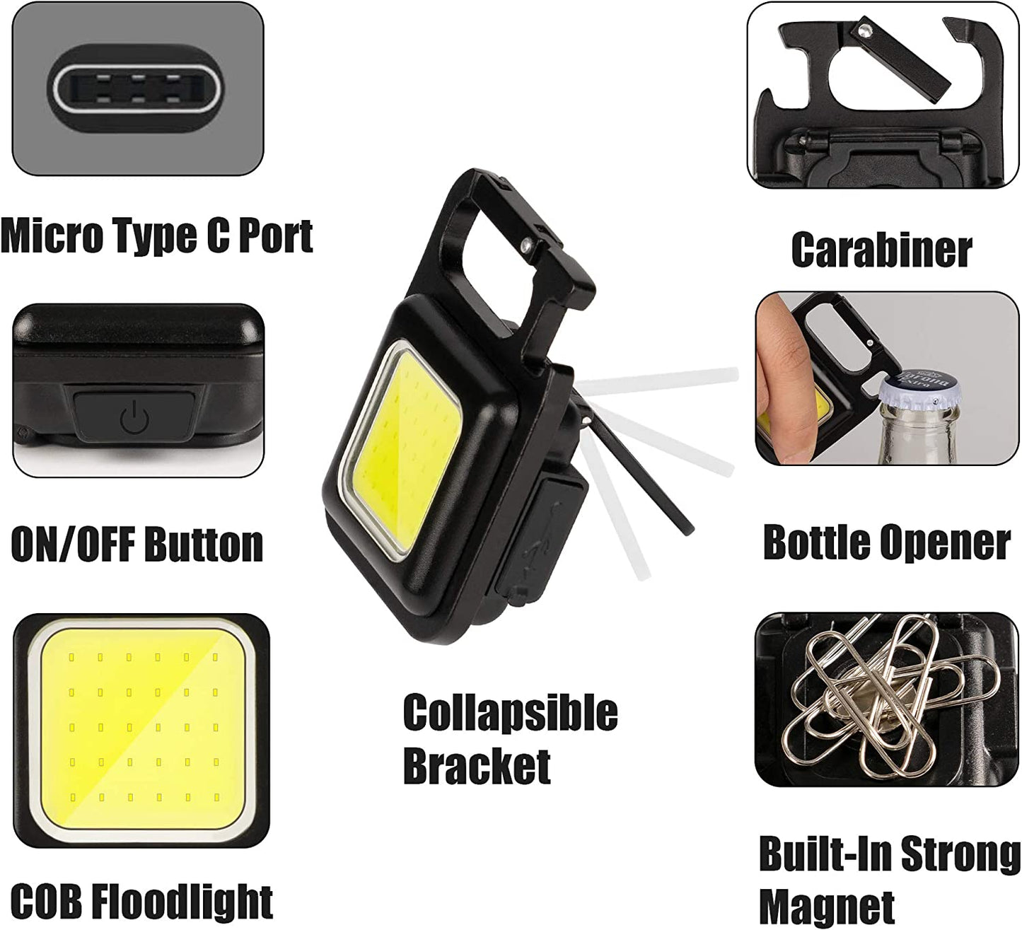 Llavero Luz LED Recargable