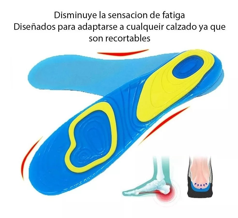 Plantillas Ortopédicas de Gel para Descanso