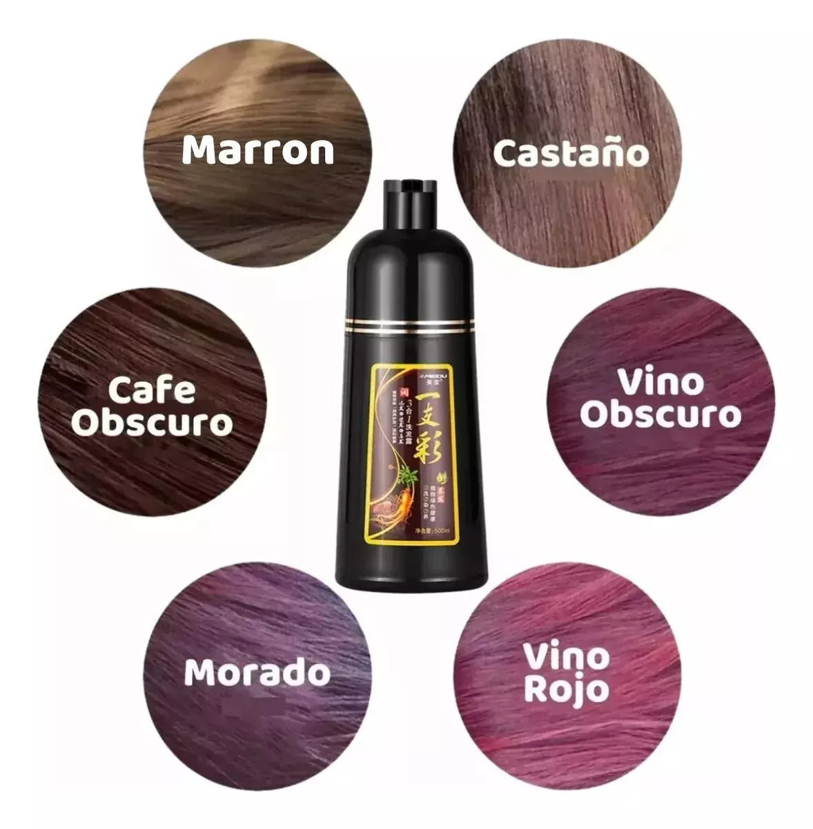 Shampoo Natural con Tinte