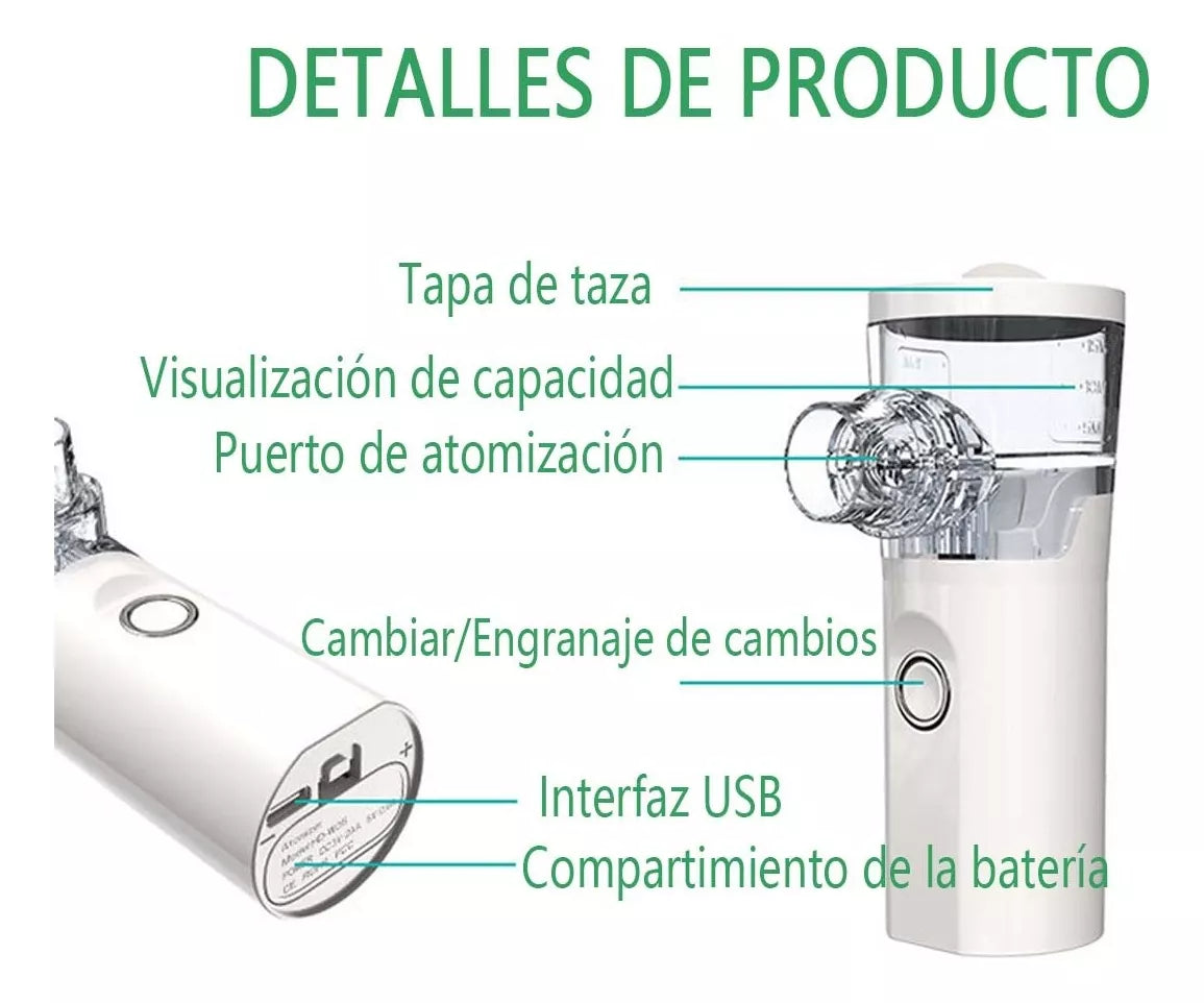 Mini Nebulizador Portátil