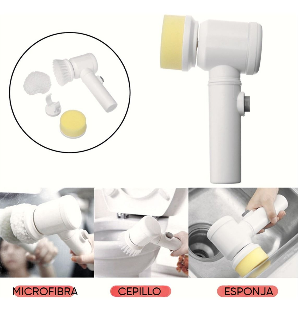 Cepillo Eléctrico de Limpieza