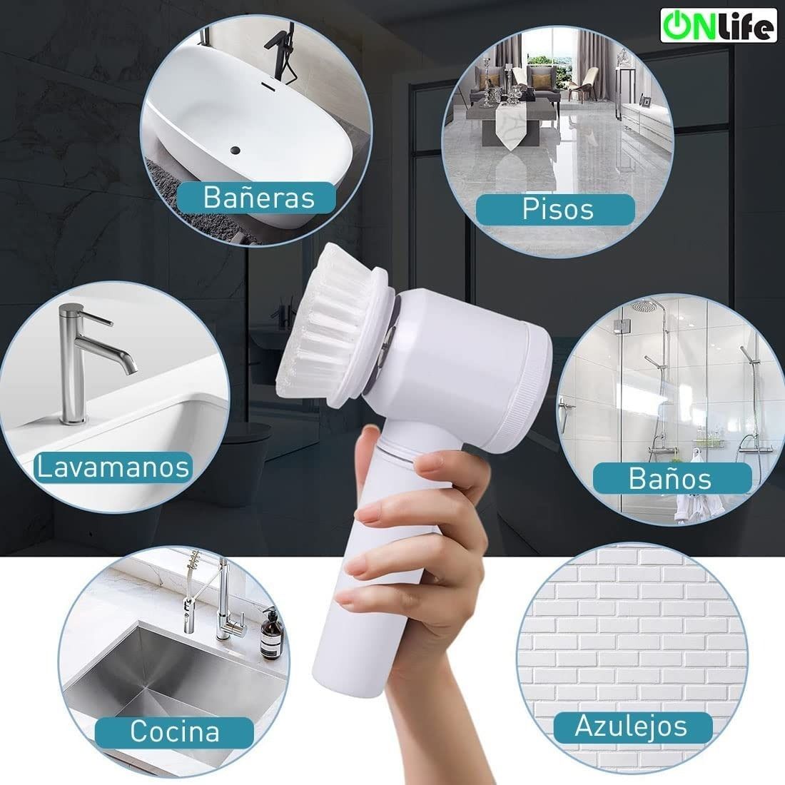 Cepillo Eléctrico de Limpieza