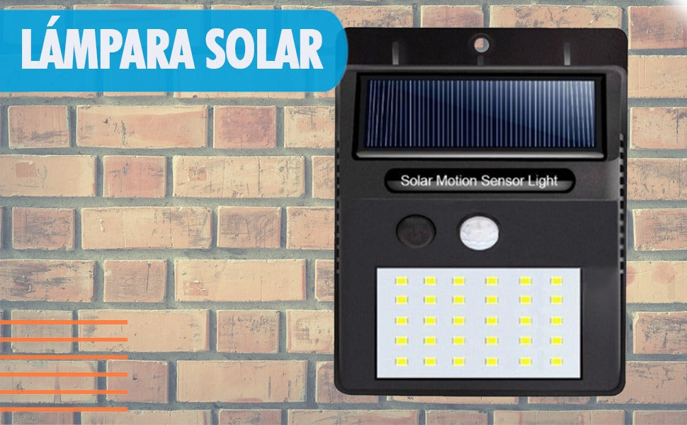 LAMPARA SOLAR CON SENSOR☀️💡