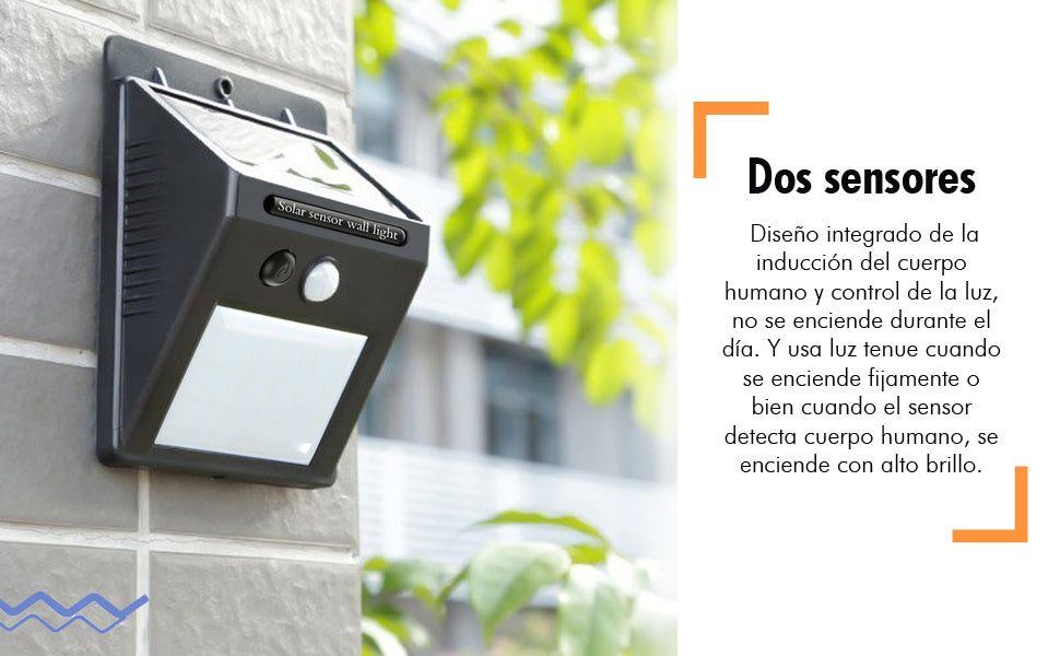 LAMPARA SOLAR CON SENSOR☀️💡