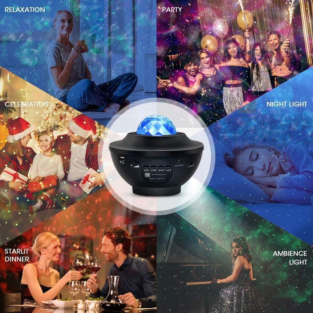 Proyector de Galaxias (Con bocina incluida)
