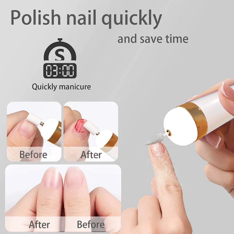 Pulidor de uñas recargable