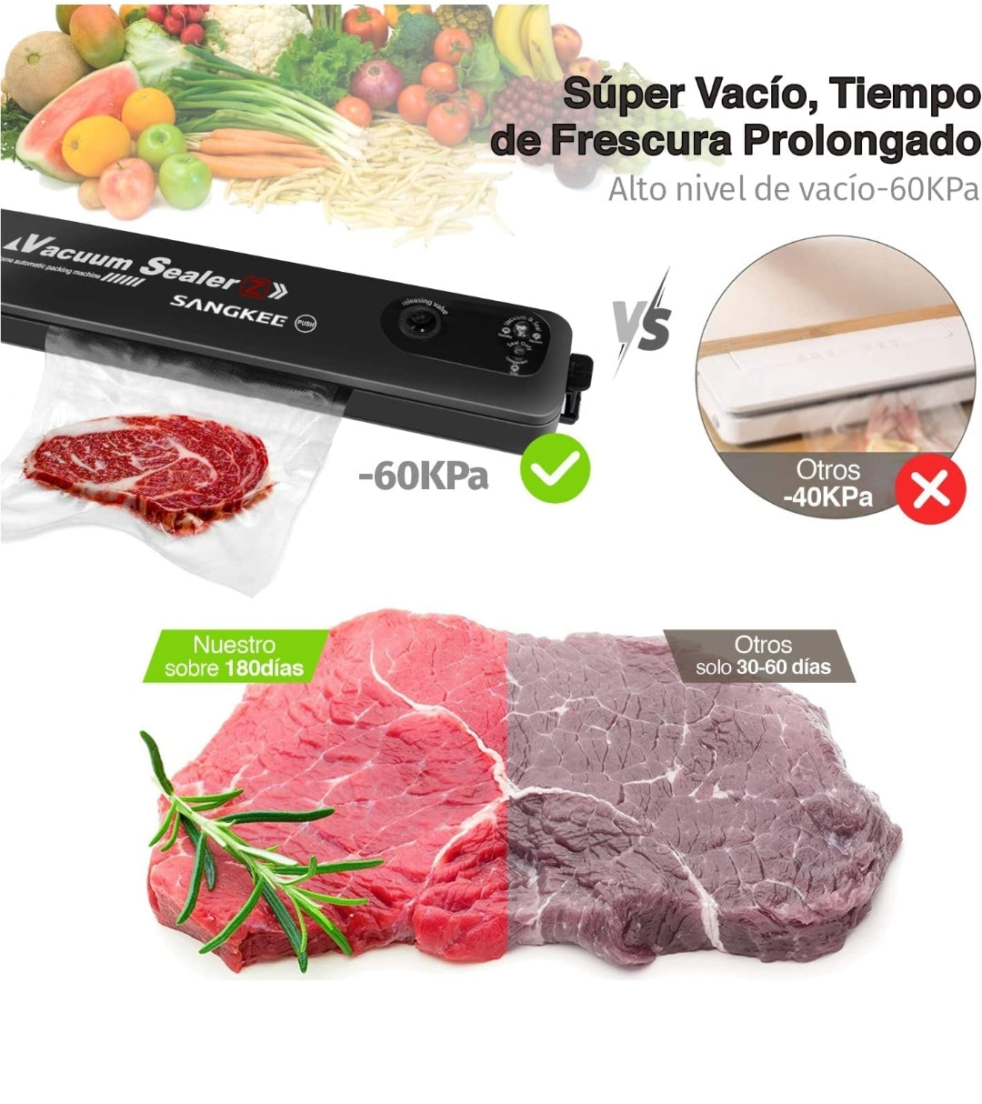 Maquina selladora al vacío