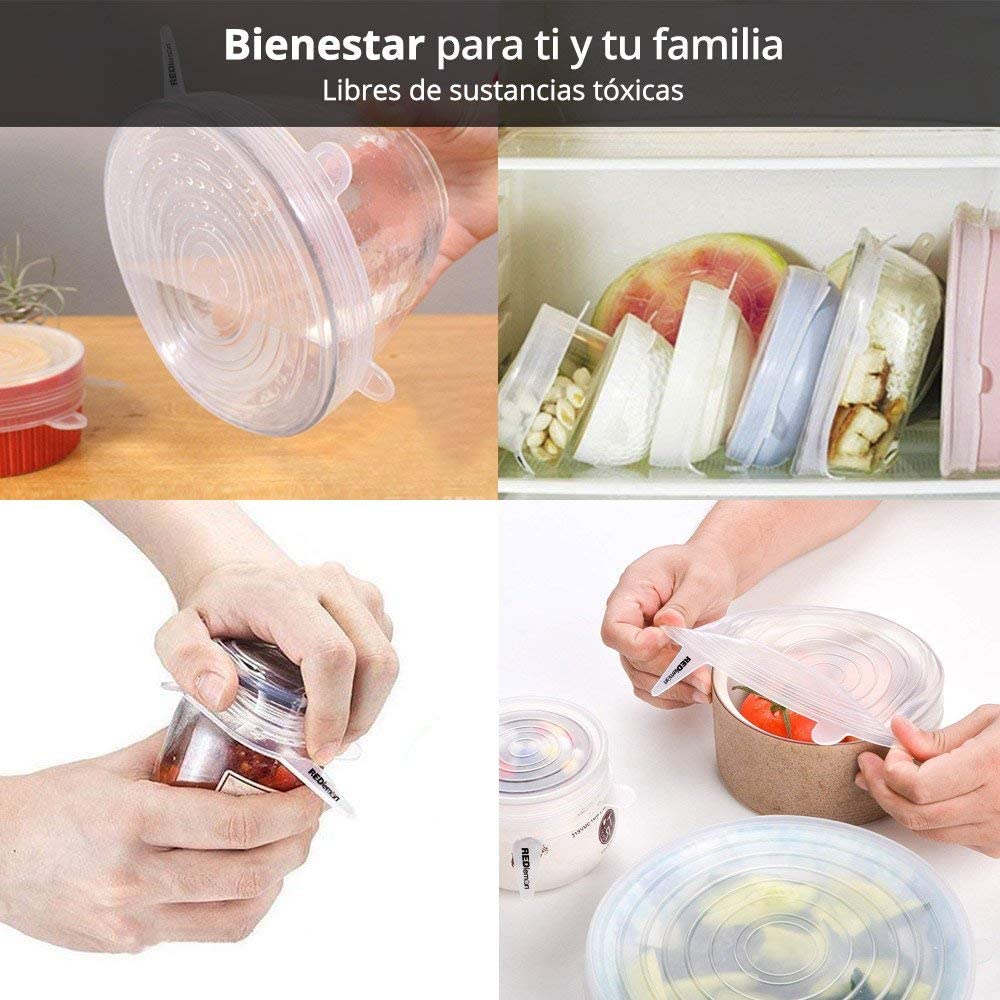 🥪Tapas Elásticas de Silicona