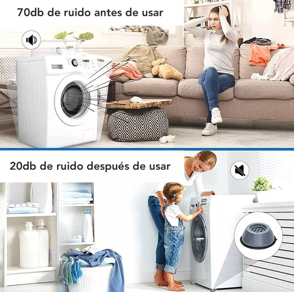 Almohadilla Antivibración para Muebles 🔇