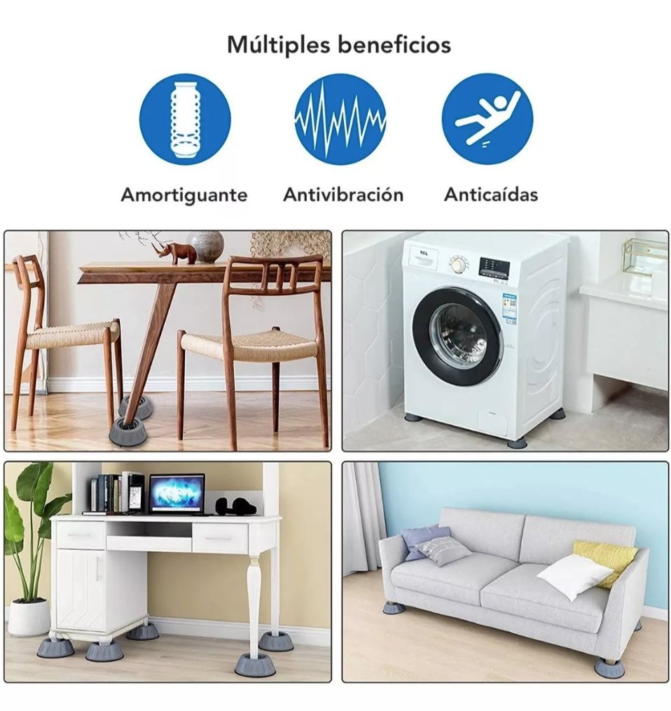 Almohadilla Antivibración para Muebles
