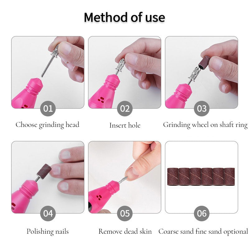 Pulidor de uñas estudiantil