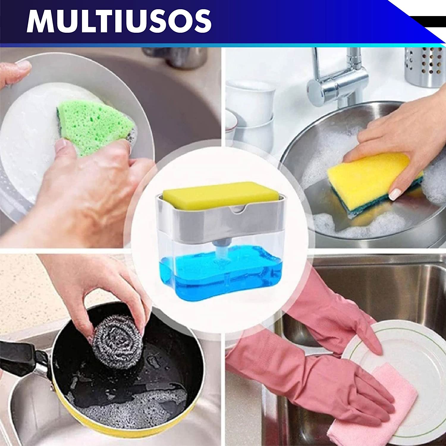 Dispensador de Jabón para Trastes 🧼